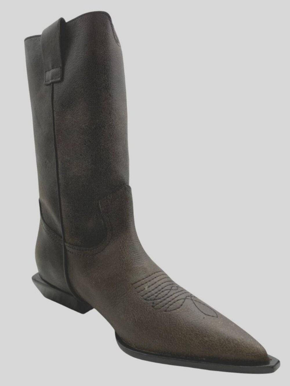 Schutz Women's Black Ashley Leather Boots Shoes Size 5B
